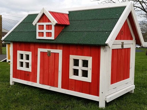 Red barn coop - run, house