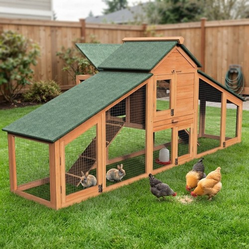 Wooden rabbit hutch - rabbit, house