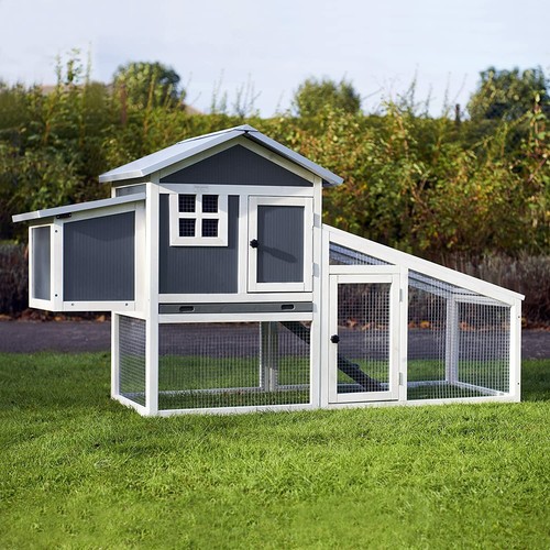 Plastic chicken coop run - plastic,